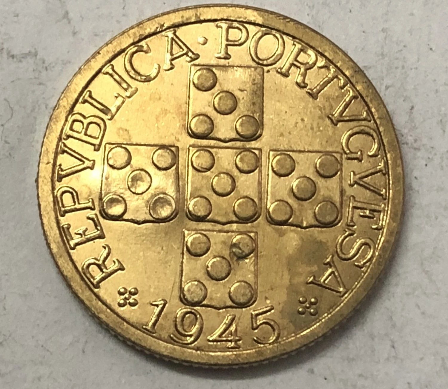 1945 португальский тиморский(тиморский) 10 Avos Бронзовая Монета КОПИЯ 21 мм