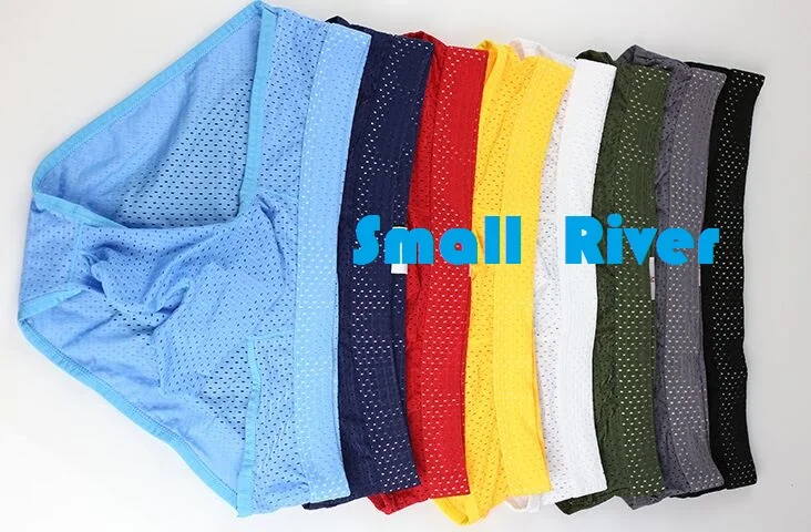 Новинка мужское нижнее белье мужские дышащие сетчатые Сексуальные трусы с