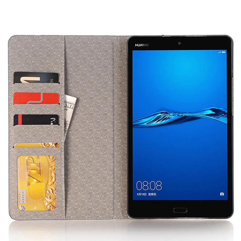 Чехол для huawei MediaPad M3 8,4 BTV-W09 BTV-DL09 8," дюймовый бизнес кожаный флип планшет стенд защитный чехол/карта Солт+ подарок