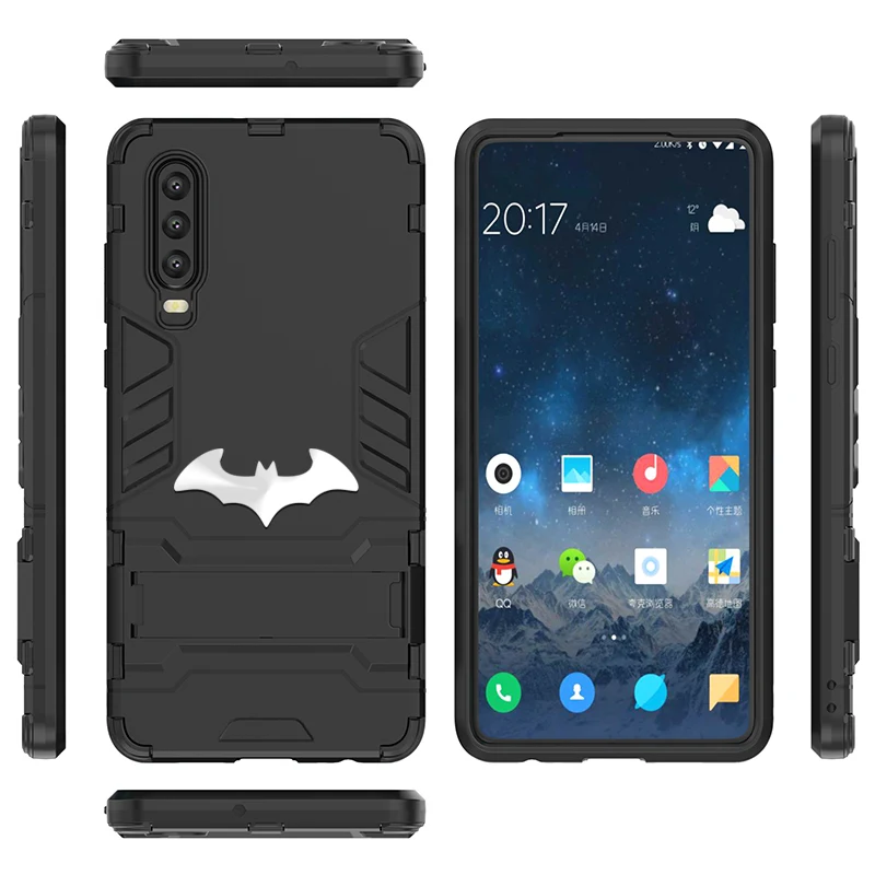 Железный человек Броня чехол для Huawei P30 P20 P10 P9 Mate 10 Lite 20 Pro P Smart Plus Y9 2019 мягкий