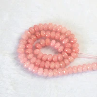 lovely pink crystal 2x4mm 4x6mm 5x8mm abacus faceted beads loose diy woman jewelry b152