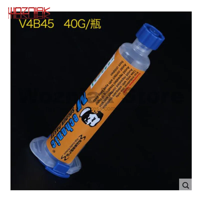 V4B45 Механик оригинальная неэтилированная паяльная паста Высокая средняя низкая температура cpu NAND BGA IC паяльная Оловянная паста припой Сварка обслуживание - Цвет: V4B45