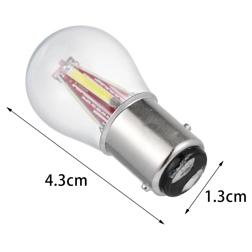Univesal Car LED COB Bulb 4 Filament 1157 BAY15D 21/5W 1156 BA15S Reverse Backup Tail Stop Brake Light | Автомобили и мотоциклы