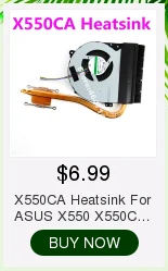 X550LD радиатор процессор Охлаждающий вентилятор для ASUS X550LD ноутбук радиатор вентилятор охлаждения ноутбук радиатор кулер 13NB02G1AM0101-145E