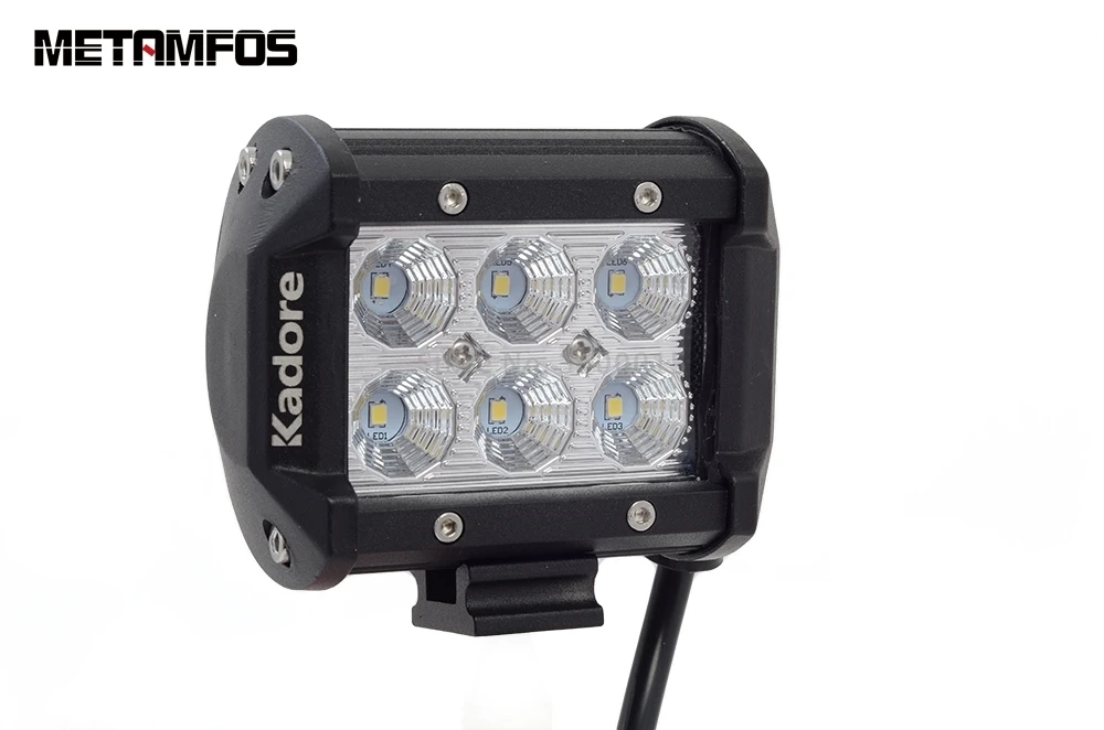 Светодиодный рабочий свет 4 дюймов 18 Вт светодиодный бар для ИНДИКАТОРОВ