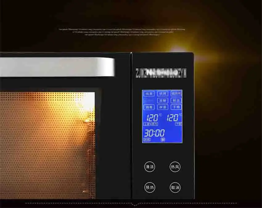 ZKL30E Электрический паром духовка, пару, жареный, дезинфицированный 3 в 1 Паровая Печь 220 в 2100 Вт 28L для домашнего и коммерческого использования Desktop