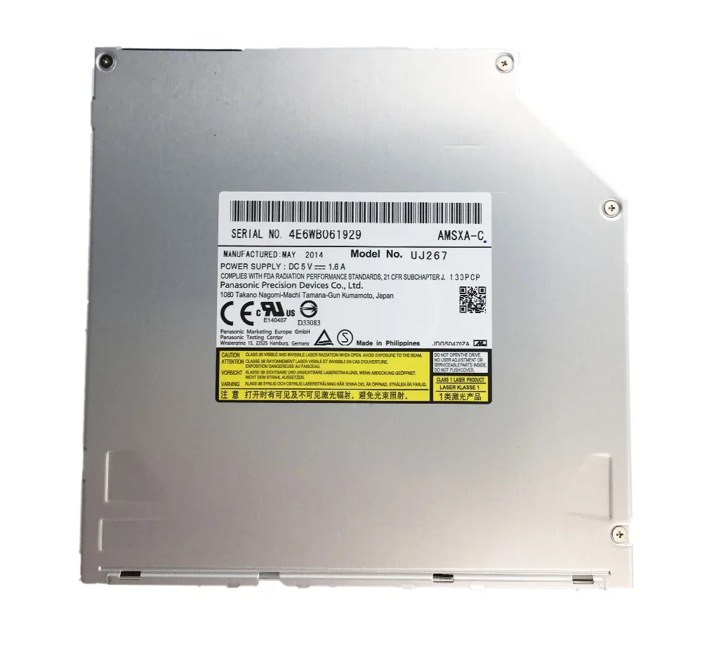 Оригинальный Новый размытый привод внутренний фонарь диск SATA 9 5 мм для Panasoni UJ267