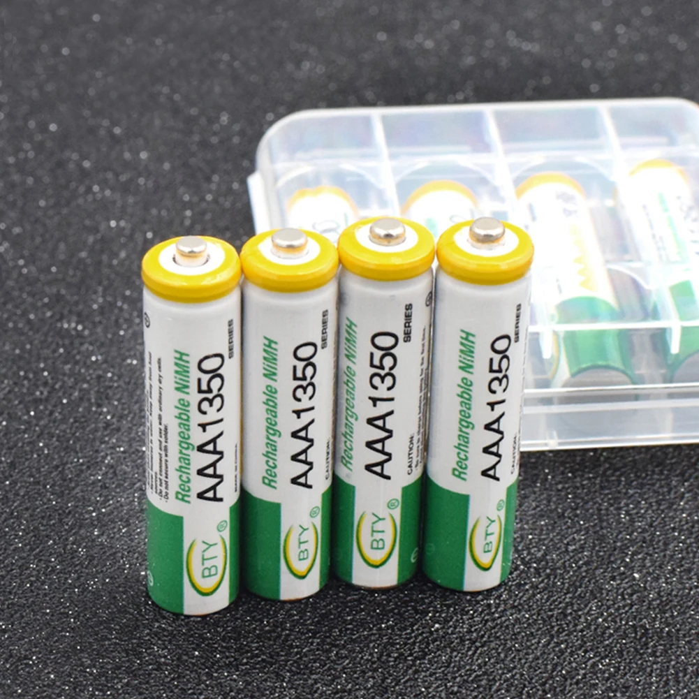 4pcs AAA 1350mah POSTHUMAN, 4 шт., 1,2 в, новая емкость, никель-металл-гидридный аккумулятор для фонарика, фонарь, фонарь, низкий уровень заряда АА, ААА, 1000, 1350, 2000, 3000 мА/ч - Цвет: 4pcs AAA 1350mah