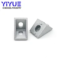 10pcs 2020 corner fitting angle aluminum 20 x 20 l connector bracket fastener match use 2020 industrial aluminum profile a02