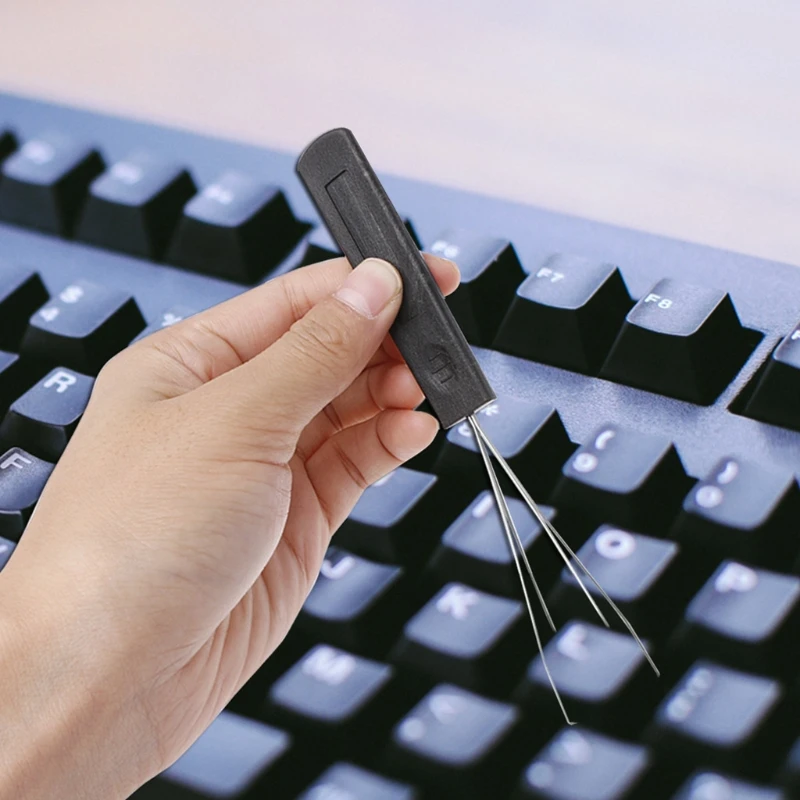 Стальной провод Клавиатура Ключ Keycap Съемник пластиковое устройство для удаления