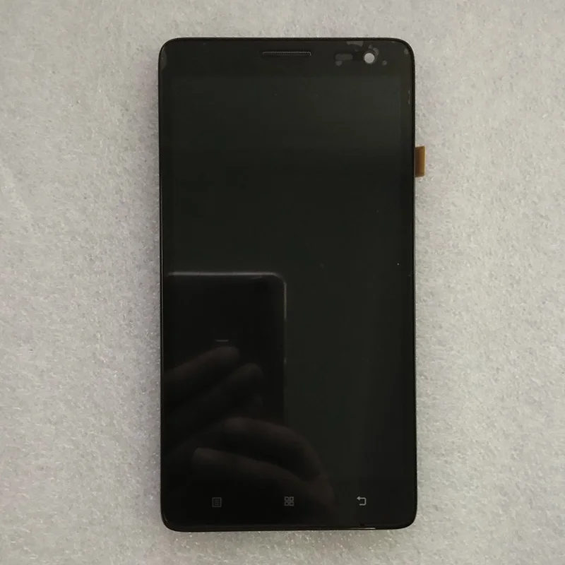 5 &quotчерный с рамкой для Lenovo S856 ЖК-дисплей сенсорный экран дигитайзер Сенсорная