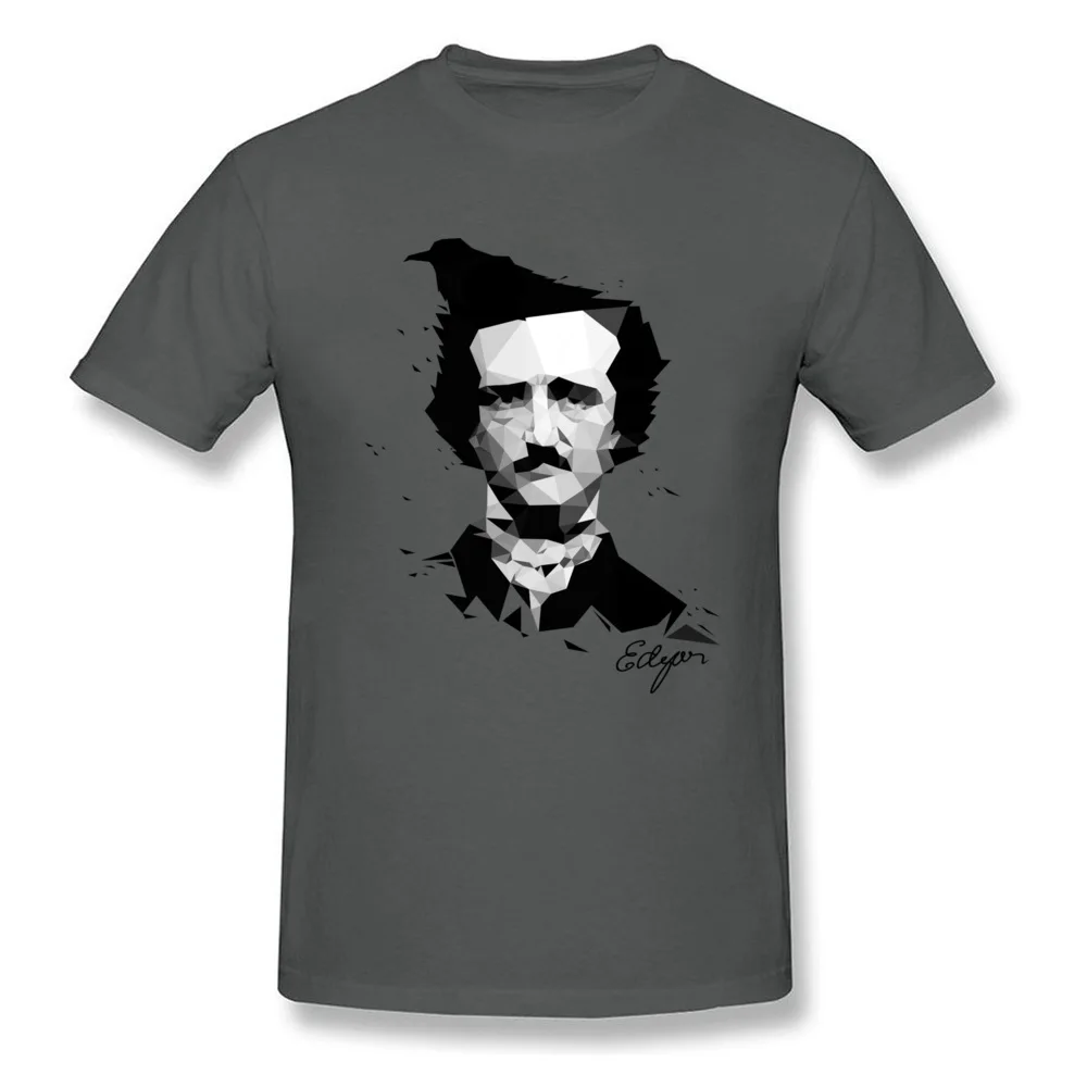 Edgar Allan футболка Poe мужские футболки с геометрическим рисунком Ворон одежда для