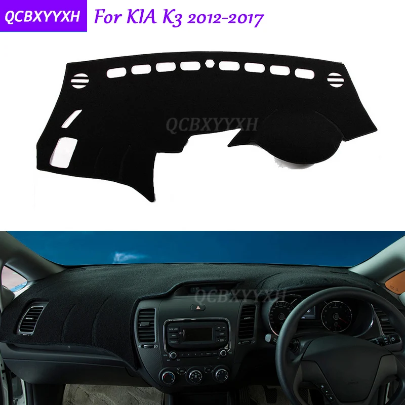 Коврик для приборной панели KIA K3 2012 2017 защитный коврик интерьера Photophobism