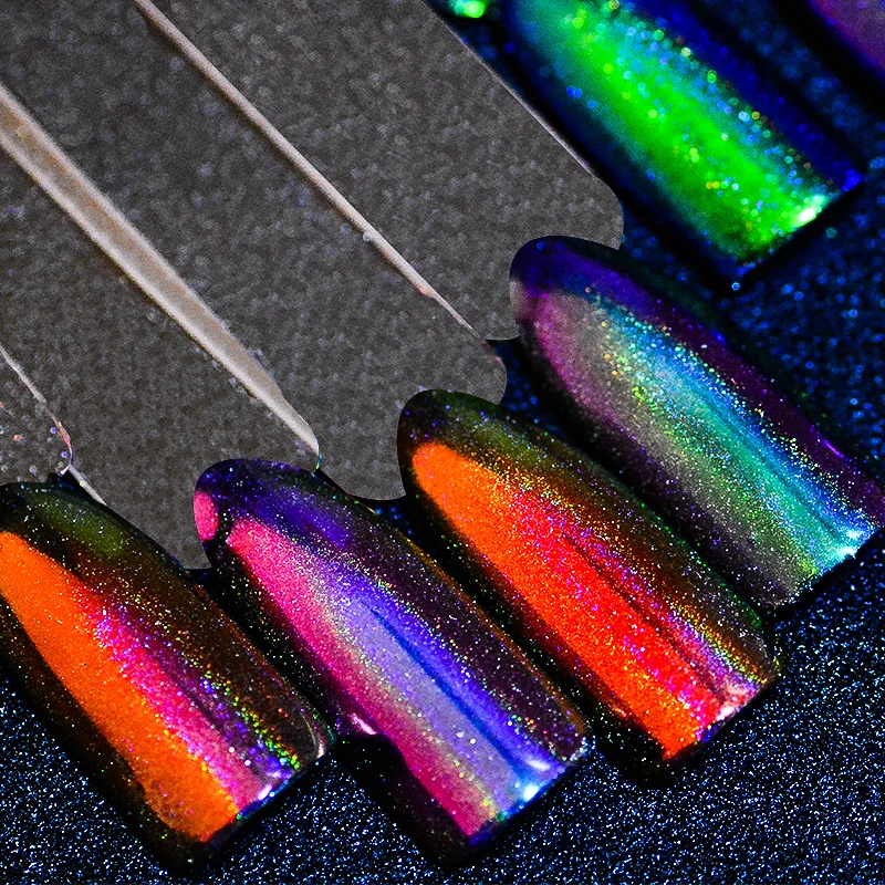 Голографический хамелеоновый зеркальный лак для ногтей четыре лилии 0 2 г