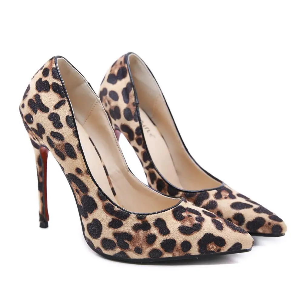 

Fashion Woman Sandals 2020 Summerr New Arrival High Heels Shallow Pointed Leopard Sexy Casual Shoes Banquet Wedding Women Shoes