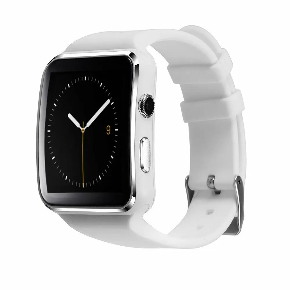 Спортивные часы с цветным дисплеем X6 Reloj Inteligente سعة ة Bluetooth камерой/слотом для карт