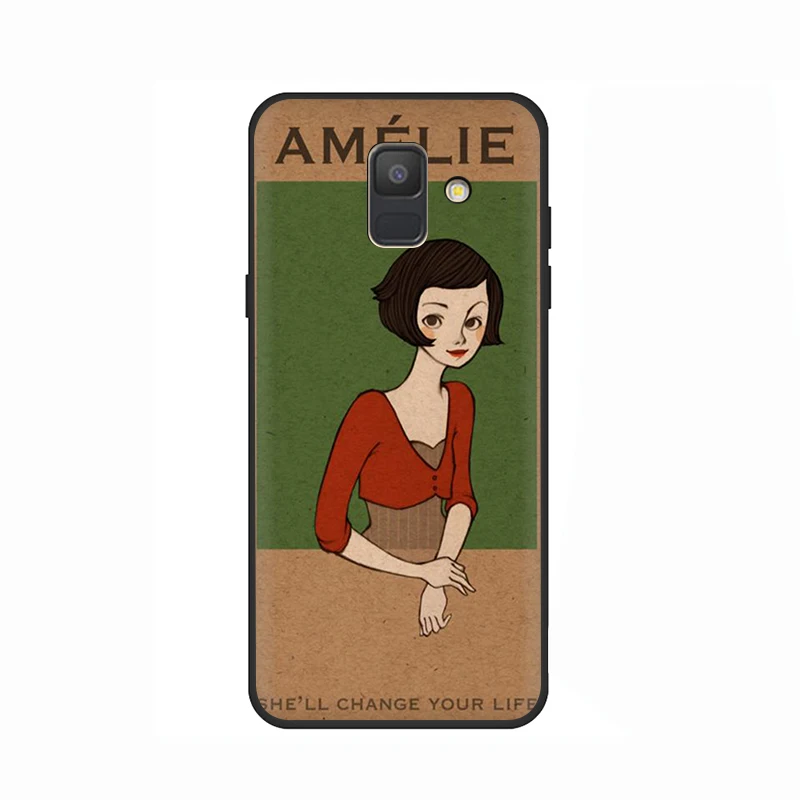 Amelie плакат классические Франция фильм мягкий чехол для мобильного телефона чехол для samsung Galaxy A5 A6 A7 A8 A9 A10S A20S A30S A40S A50S A60 A70 J6 - Цвет: B4