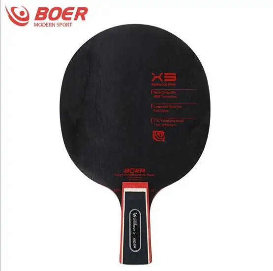 BOER X3 липа лезвие ракетки для настольного тенниса|table tennis racket|blade table tennistable |