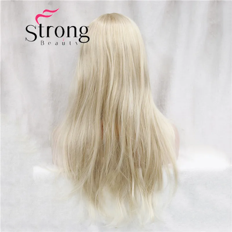 24BT613 Blonde mix StrongBeauty 2" синтетический парик длинные термостойкие большие волнистые волосы для женщин косплей парик светло-коричневый с выделенным - Цвет: 24BT613 Blonde mix