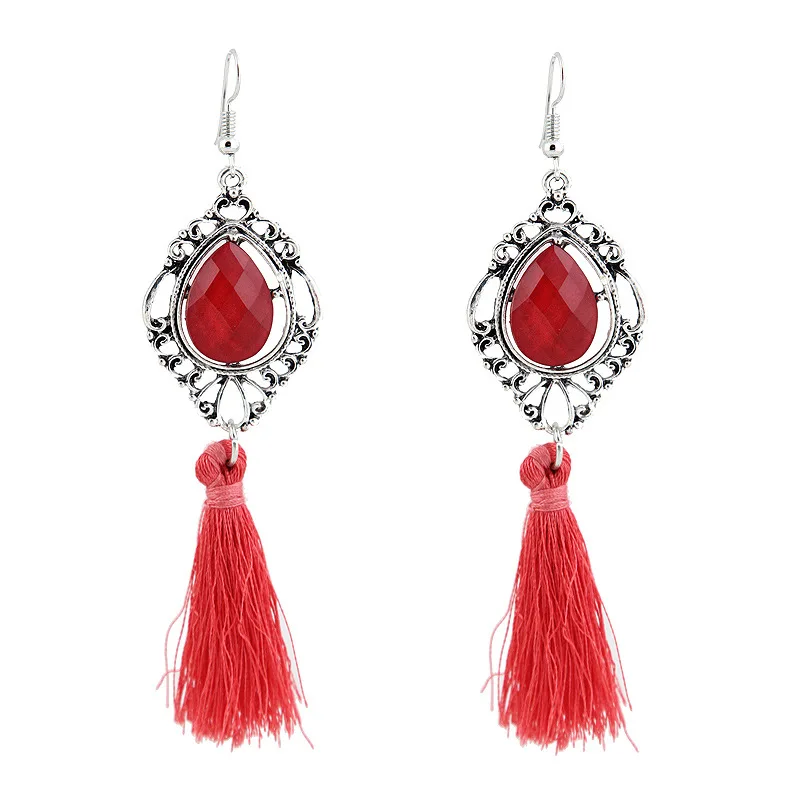

Europe hollow retro Tassel Earrings FANGY17072803