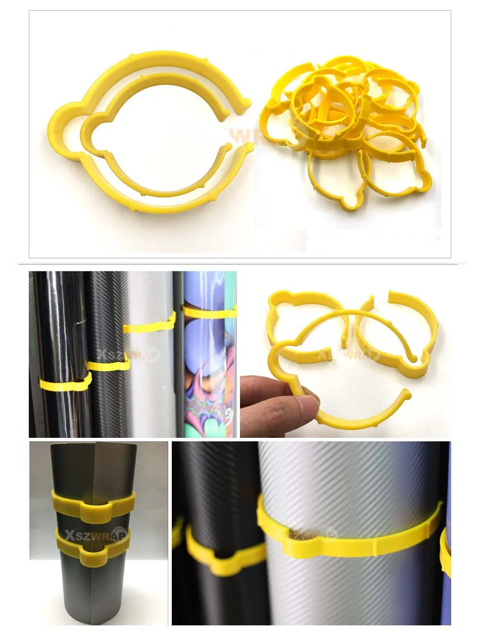 Набор из 20 штук маленьких зажимов для хранения (диаметр 11 см и 8 см) со специальными ремешками Sooper Vinyl Clip on.