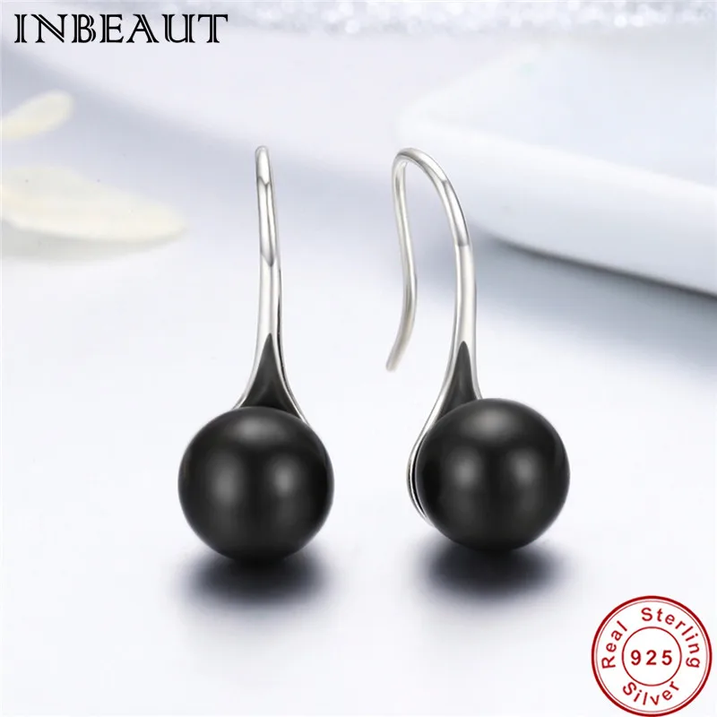 Женские серьги гвоздики из серебра 925 пробы с жемчугом|pearl stud earrings|fashion earringsstud earrings