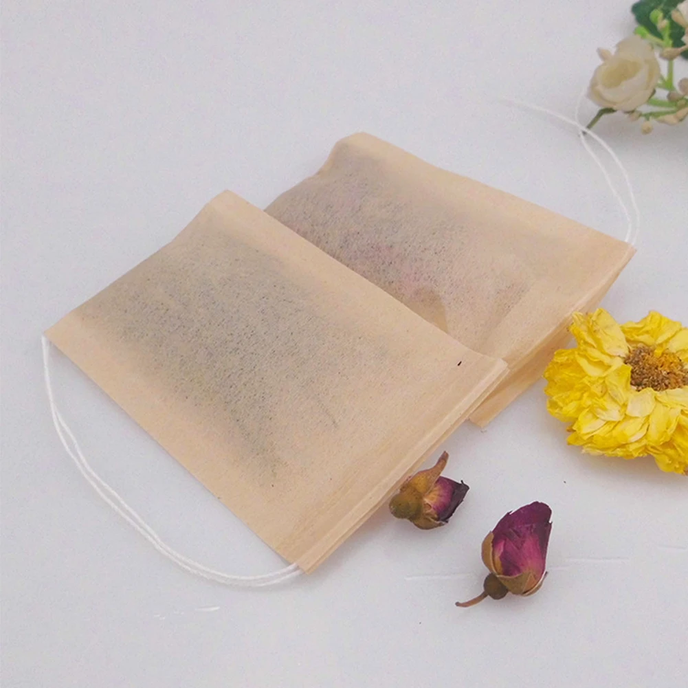 100 шт. фильтр мешок Кофе заварки экологически чистый тонкий нетоксичный