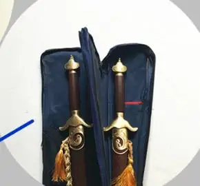 Двойной слой утолщение ткани Оксфорд боевые искусства ушу меч сумки два слоя