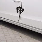 Алиавто-Стайлинг девушки полюс Танцующая дверь автомобиля наклейка и наклейки аксессуары для Volkswagen Skoda Octavia Ford Fiesta Kia Opel