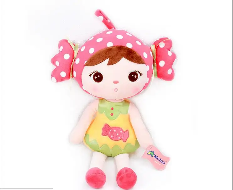 49cm  kawaii Stuffed Plush Animals Cartoon Kids Toys for Girls Children Birthday Christmas Gift Keppel Panda Baby Metoo Doll