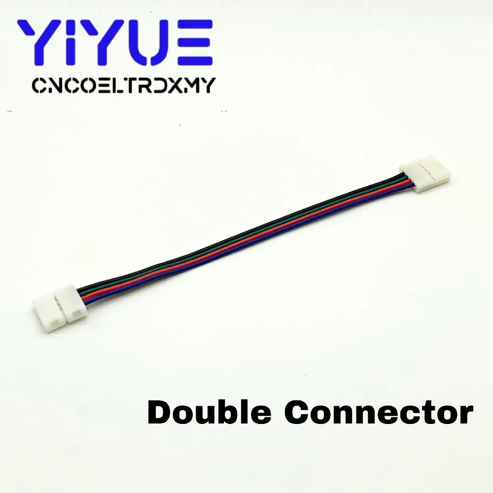 RGB Светодиодная лента разъем 4pin 10 мм Бесплатная Сварка Разъем 5 шт./лот для 5050