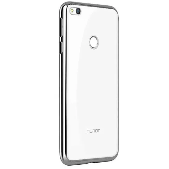 Чехол для huawei Honor 8 Lite, силиконовый бампер, прозрачный мягкий чехол из ТПУ для Honor 8 Lite, для huawei P8 Lite, чехол - Цвет: Silver