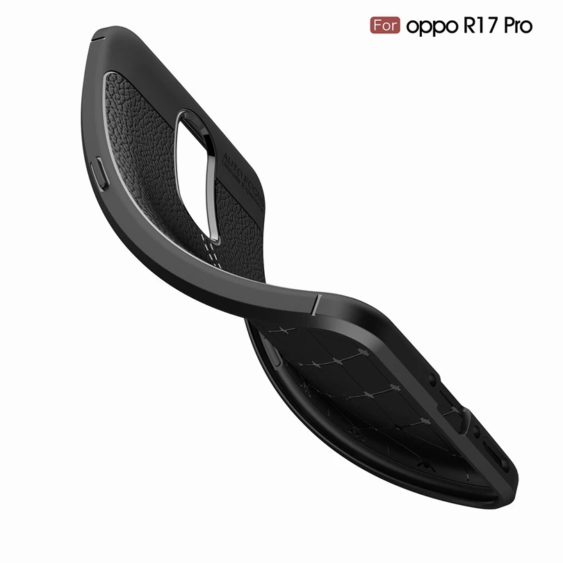 For OPPO R17 Pro / R17Pro 6.4&quot Case Phone Back Protective Smartphone Soft Litchi striae Shockproof Cases Cover | Мобильные