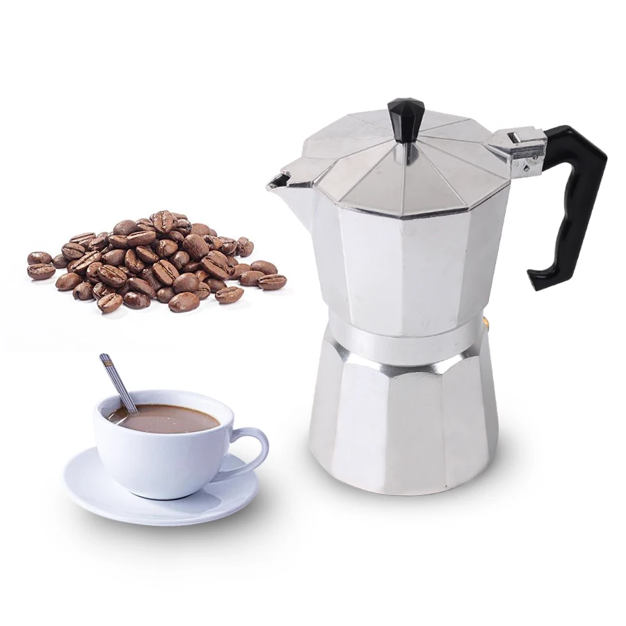 Homeleader Кофеварка итальянский топ Moka эспрессо кофейник Expresso Percolator 3cup/6cup/9cup/12cup