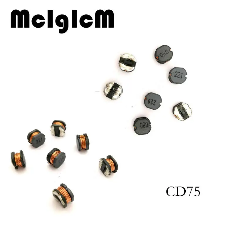 Индуктор SMD 4D28 5D28 CD32 CD43 CD54 CD75 CD105 RH74 RH104R RH127 индуктор 10 шт./лот (размеры см. В