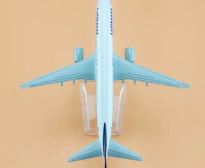 Модель самолета Боинг 400 Lufthansa Размер 1: 737 модель B737 металлическая для детей