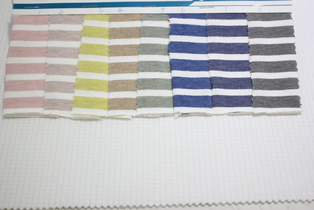 Оптовая продажа прямые продажи с фабрики трикотажная ткань в полоску H156 # B