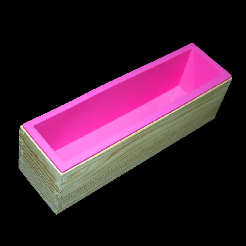 Прямоугольное мыло внешняя Прямоугольная форма деревянный ящик с деревянным