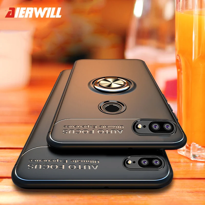 Чехол с магнитным вращающимся кольцом для Honor V30 PRO 9 lite 20 пластиковый | Мобильные