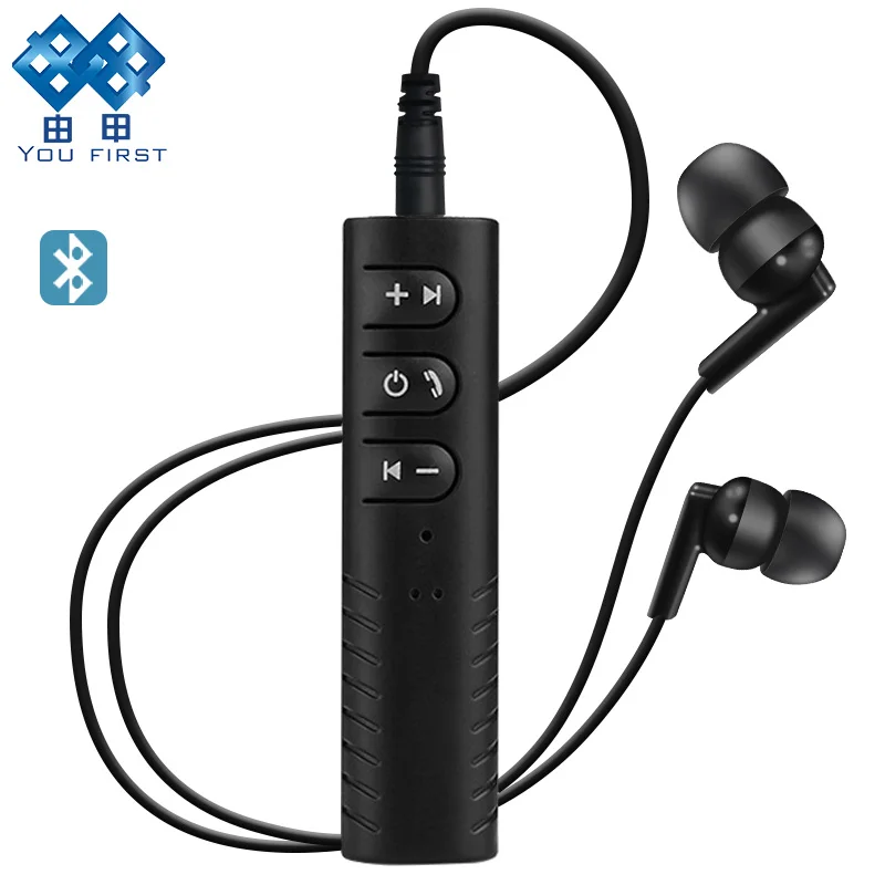 Вы первый приемник, Bluetooth наушники, беспроводные наушники, гарнитура Bluetooth, 3,5 мм, проводные наушники с микрофоном для телефона