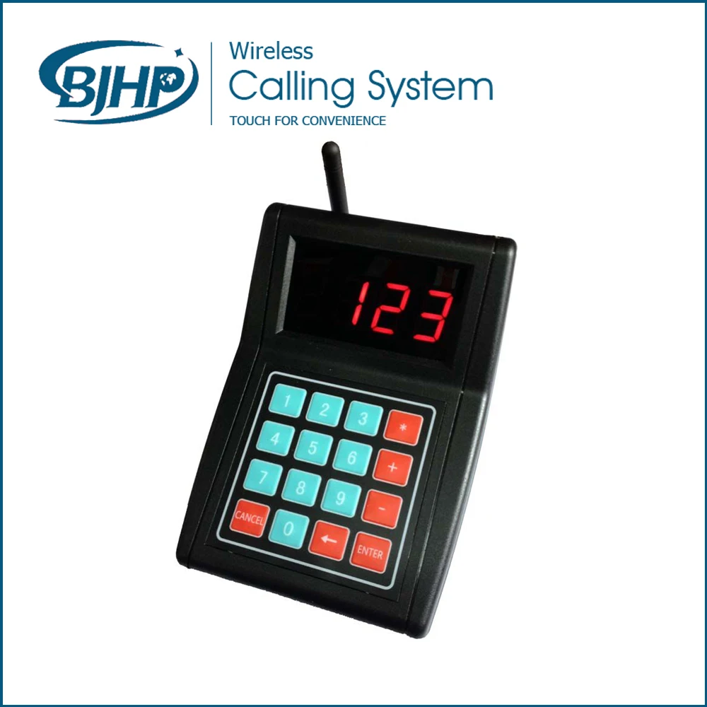 Заводская цена беспроводной ресторанный звонок для стола с одним передатчиком и
