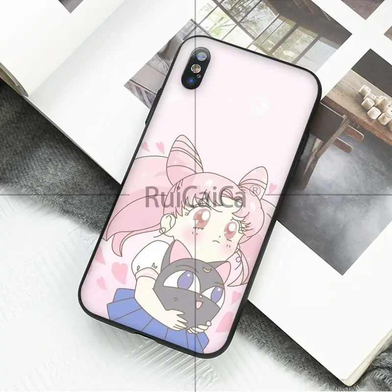 Ruicaica/милый мягкий чехол для телефона из ТПУ iphone 8 7 6 S Plus 5 5S SE XR X XS MAX Coque Shell |