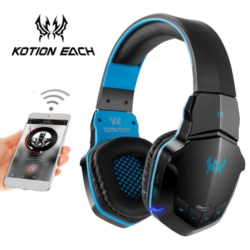KOTION EACH B3505 беспроводные Bluetooth наушники игровые гарнитуры PC Gamer с микрофоном