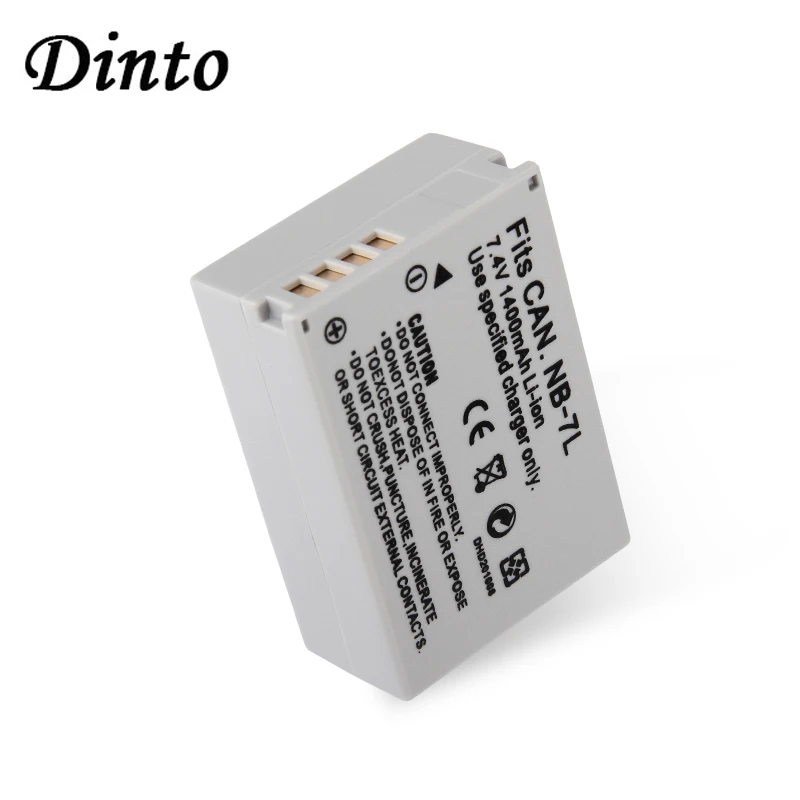 Dinto 7 4 V 1400 мА/ч NB-7L NB7L NB 7L Перезаряжаемые цифровой Камера Батарея зум-объектив для