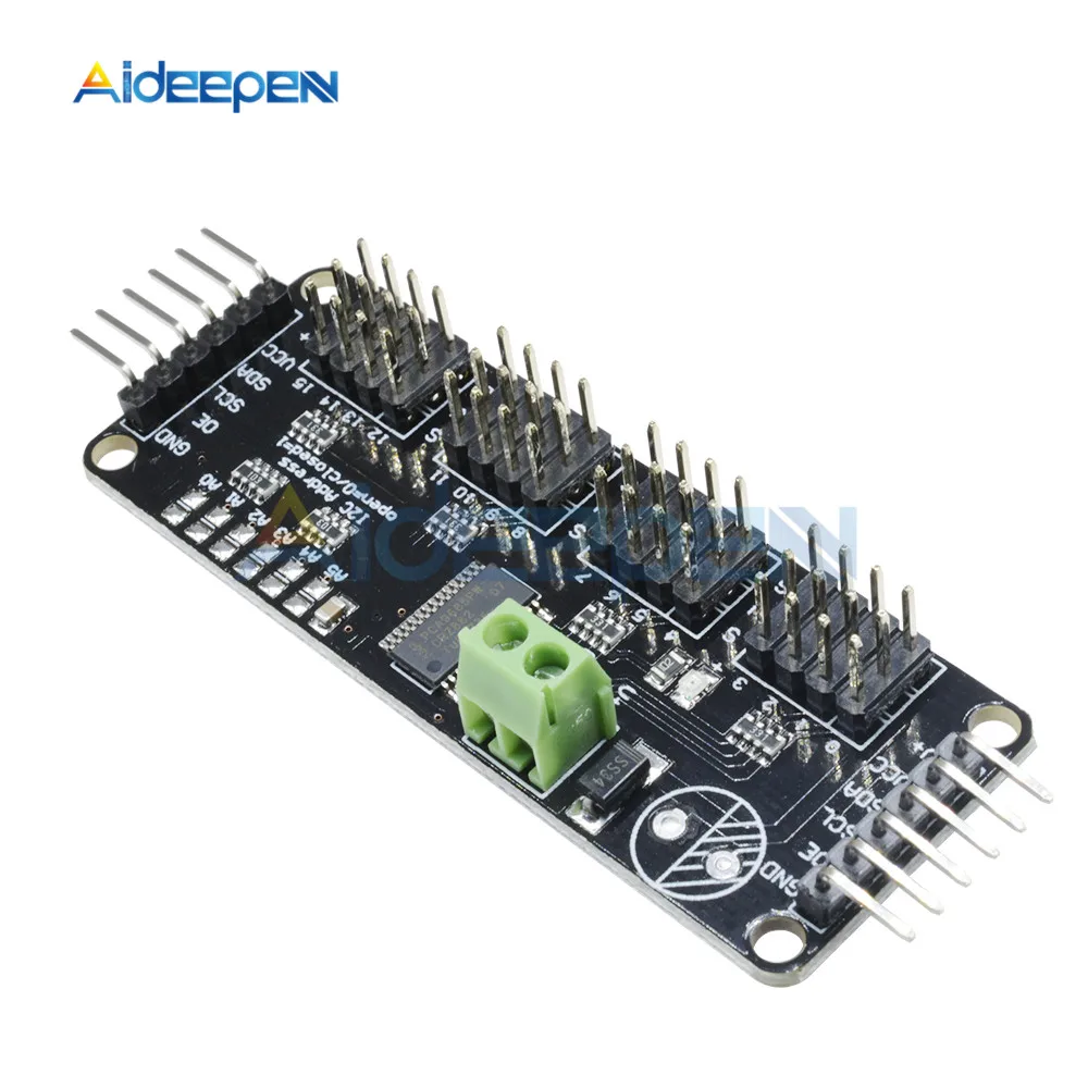 16 канальный 12 битный PWM Серводвигатель IIC I2C интерфейс PCA9685 плата модуля для Arduino
