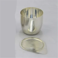 30ml silver crucible made by silver mine cup holder lab supplies