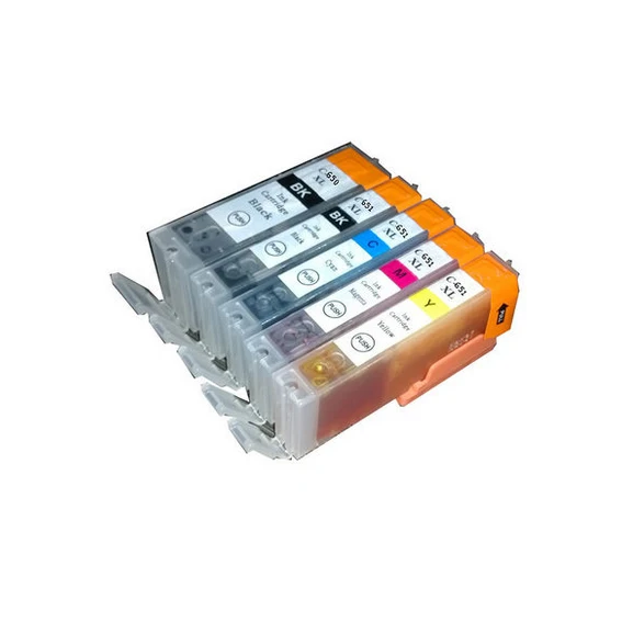 5x чернильный картридж совместимый с CANON MX726 MX926 MG5460 MG6360 IP7260 PGI650 CLI651 PGI 650 CLI 651 XL |