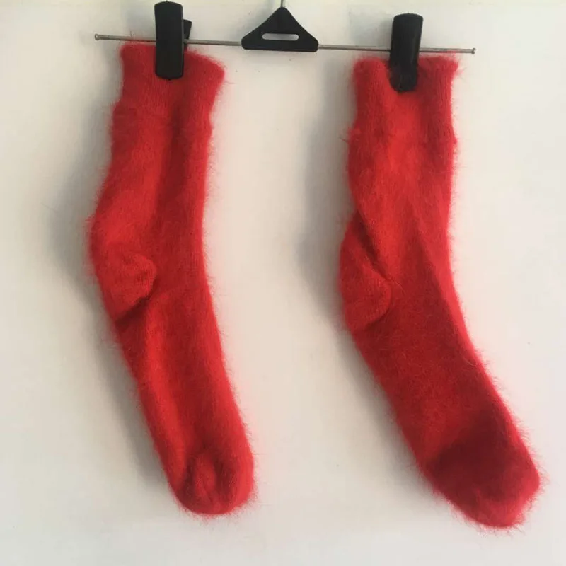 

LOVELYDONKEY Women knit socks Winter socks mink cashmere socks free shippingM900