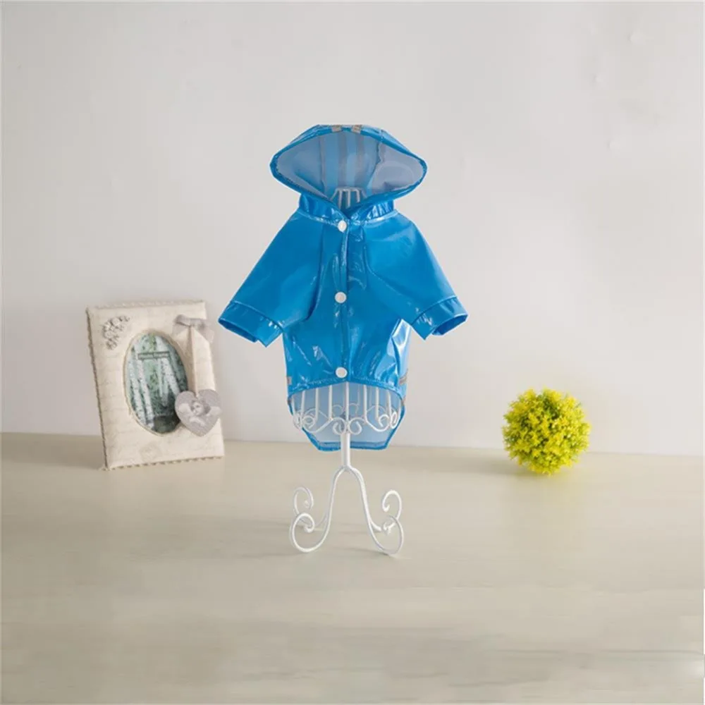 Dog Raincoat Pet Poncho with Hood Waterproof Rain Coat Jacket for Small Dogs |