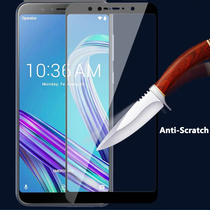 Защитное стекло закаленное для Asus Zenfone Max Plus Pro M1 Zb570tl Zb555kl Zb601kl | Мобильные телефоны